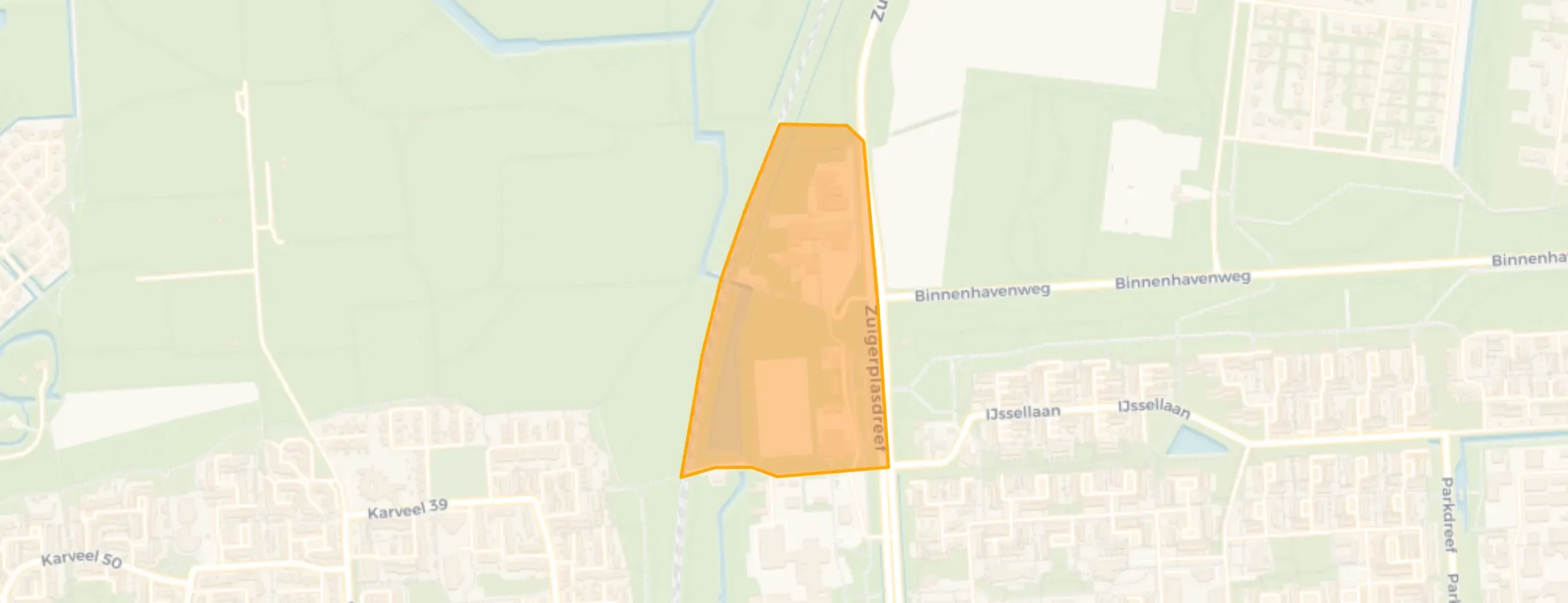 Kaart van Kofschip Noord