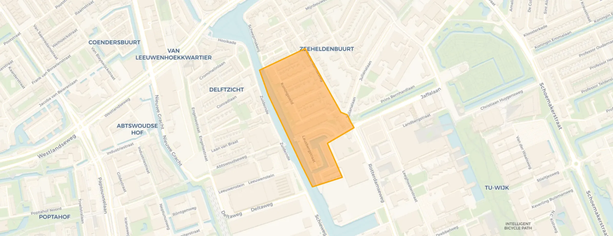 Buurt Koningsveldbuurt, Delft