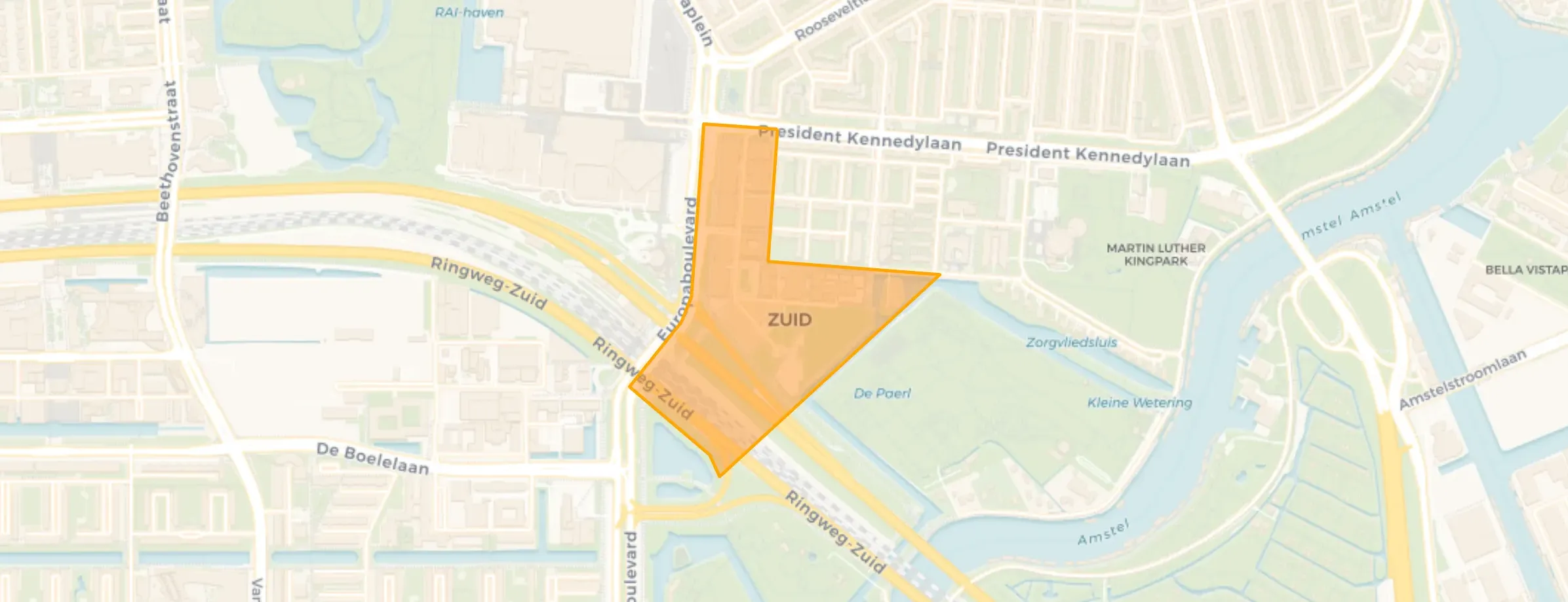 Buurt Kop Zuidas, Amsterdam