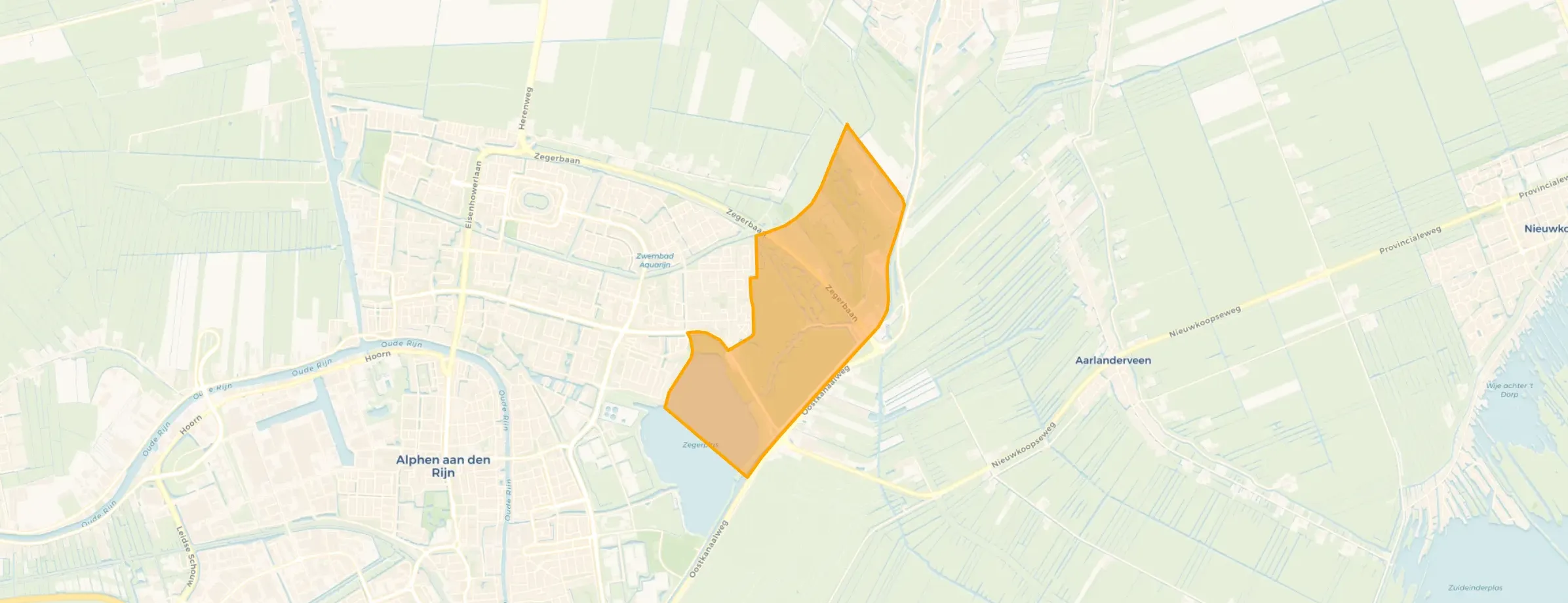 Kaart van Kromme Aar