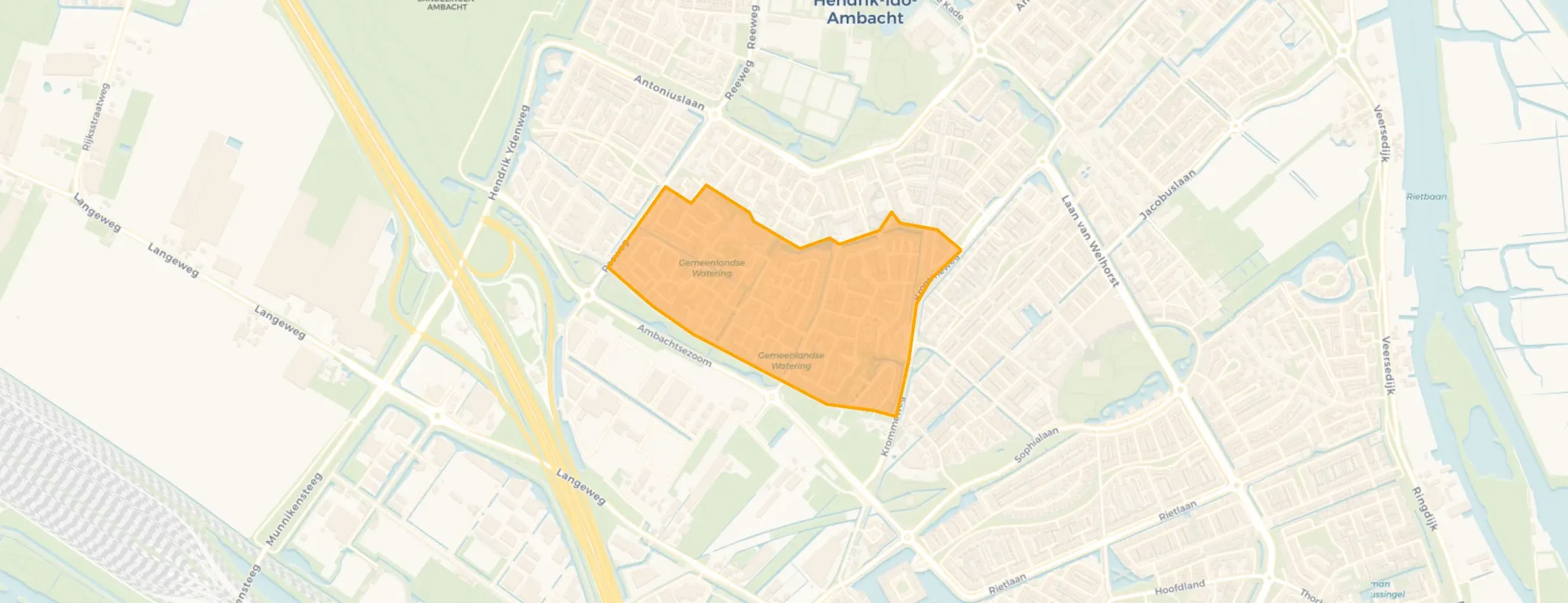 Buurt Krommeweg-Zuid, Hendrik-Ido-Ambacht