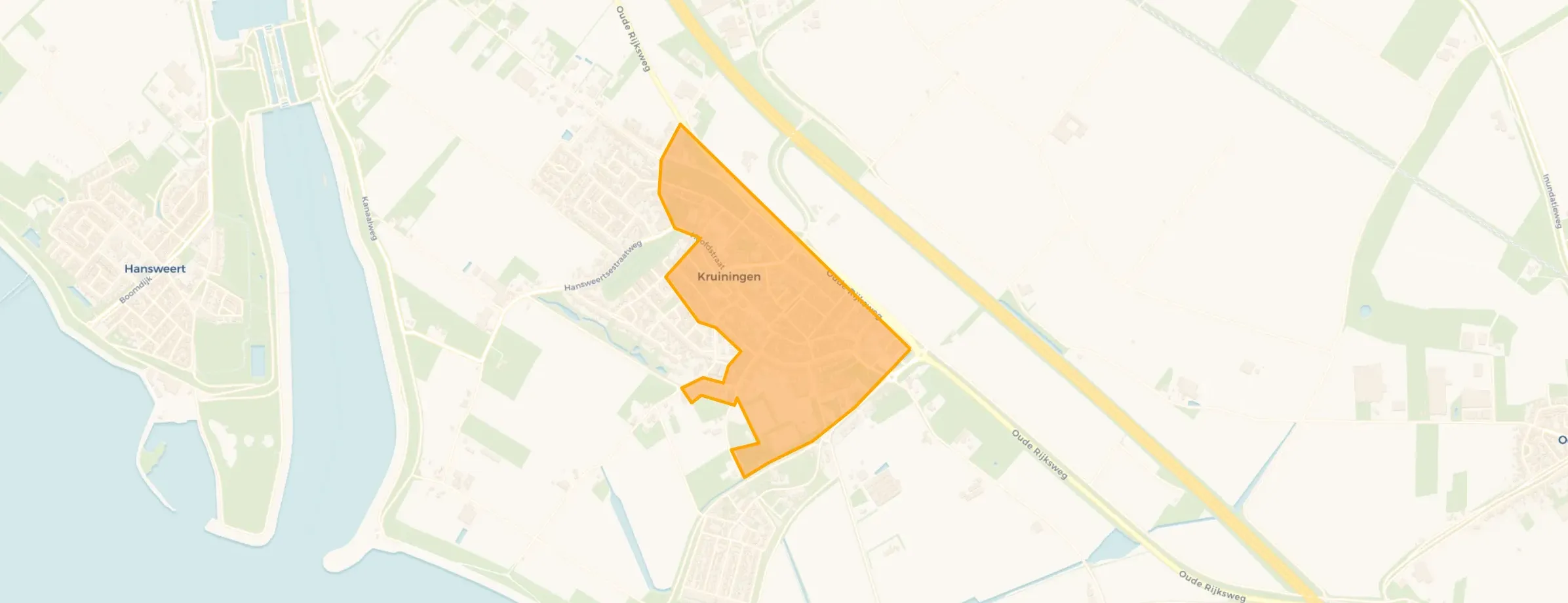 Buurt Kruiningen - Kern, Kruiningen