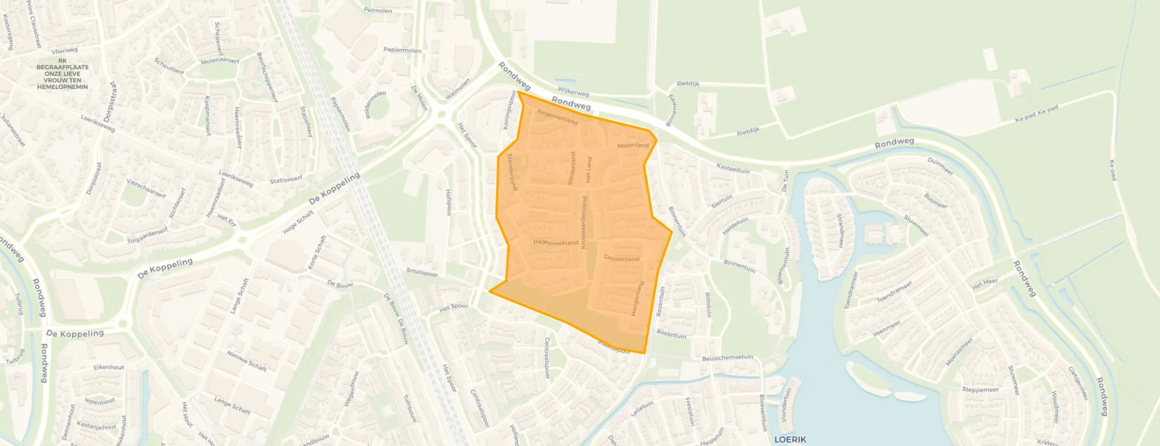 Buurt Landen, Houten