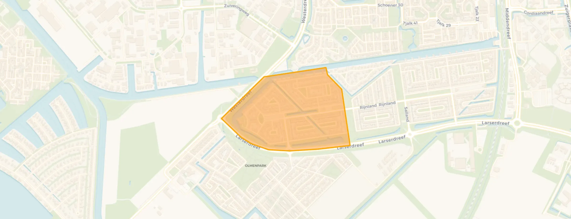 Buurt Landstrekenwijk West, Lelystad