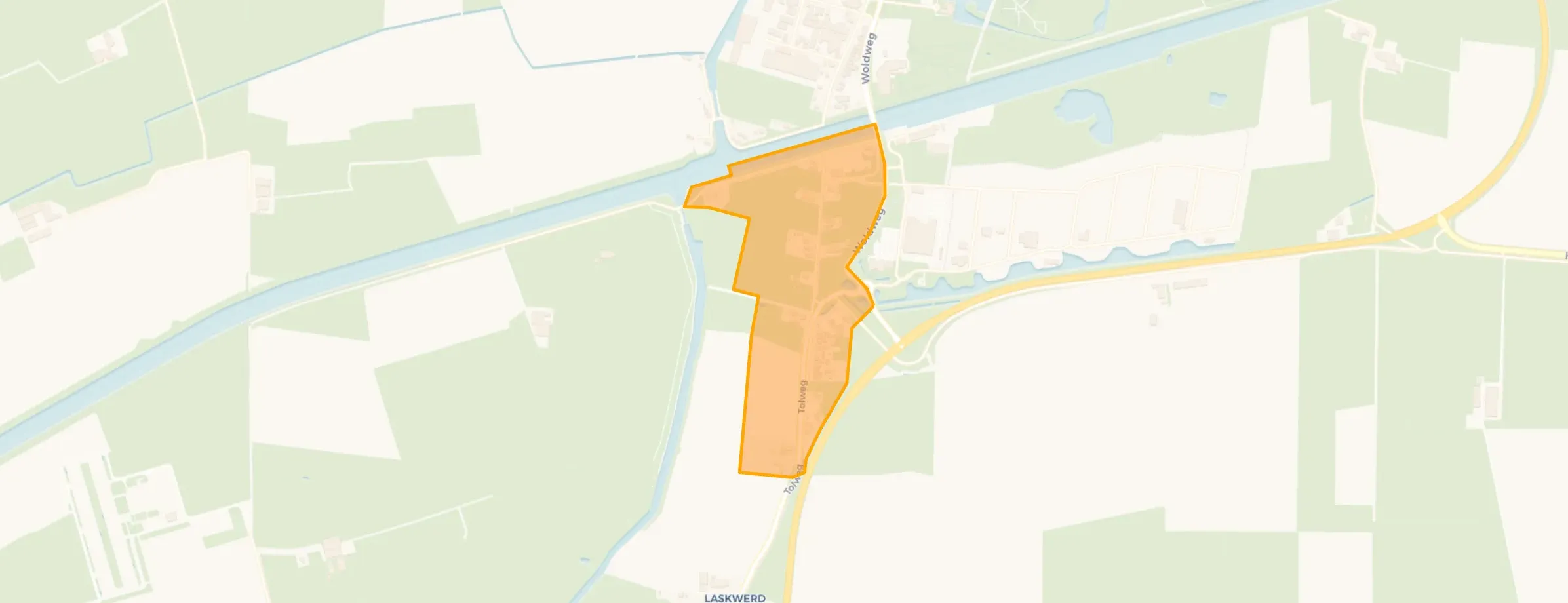 Kaart van Laskwerd