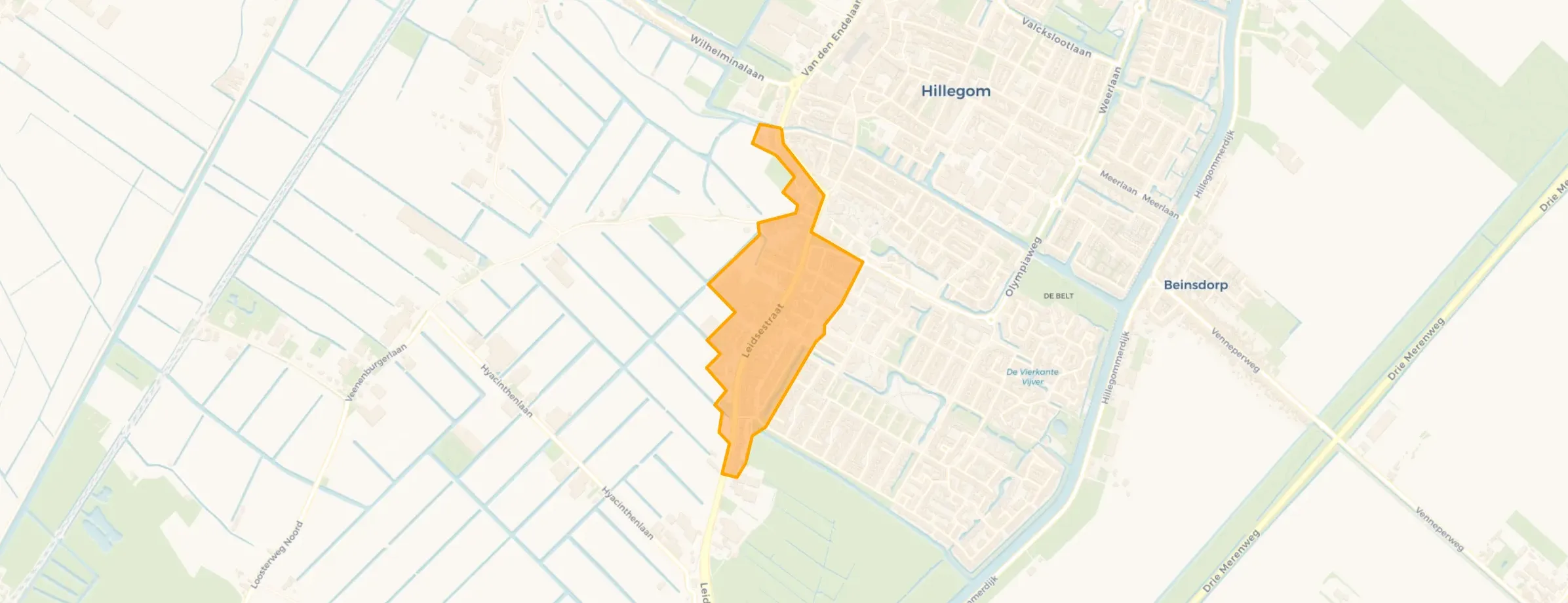Buurt Leidsestraat, Hillegom