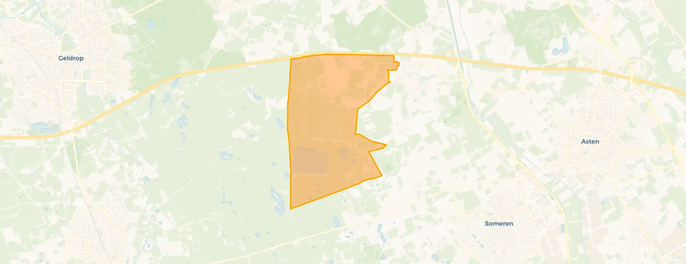 Kaart van Lieropse Heide