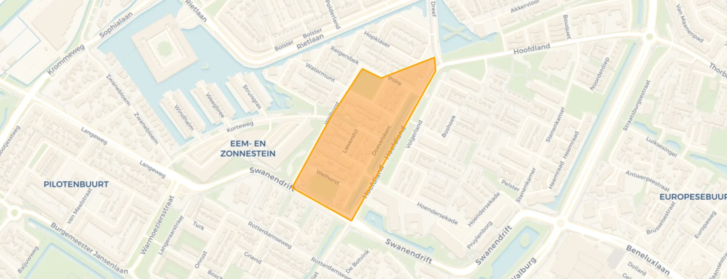 Buurt Lievershil en omgeving, Zwijndrecht