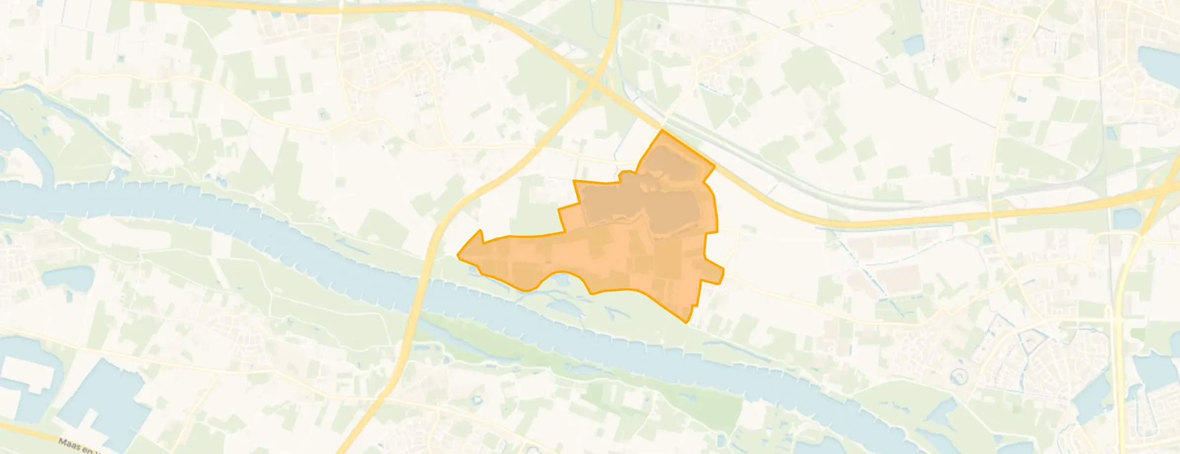 Kaart van Loenen