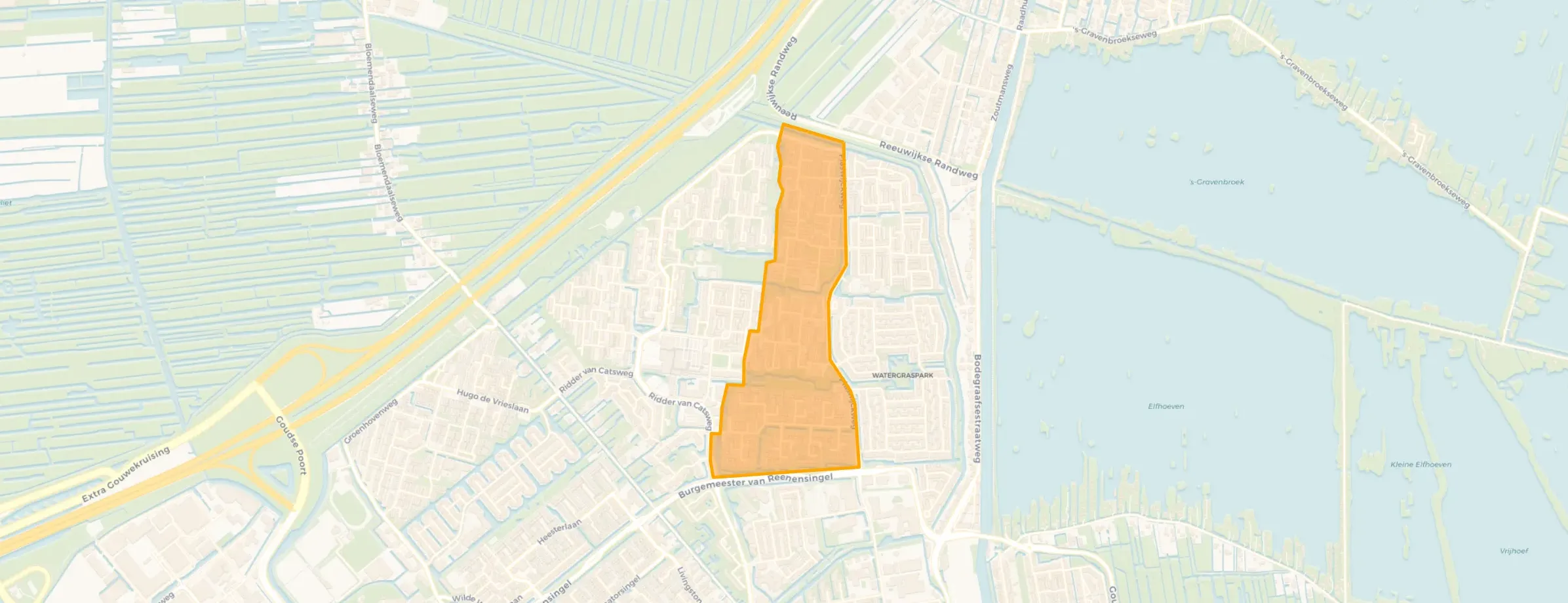 Buurt Lusten- Burgen- en Steinenbuurt, Gouda