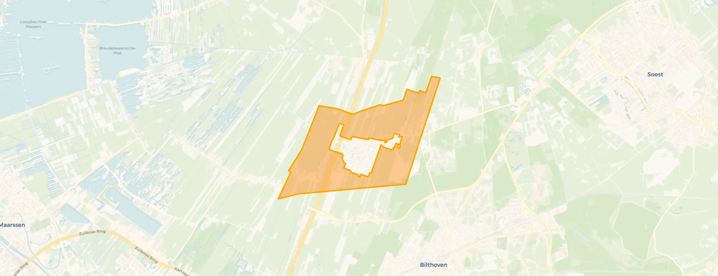 Kaart van Maartensdijk Buitengebied