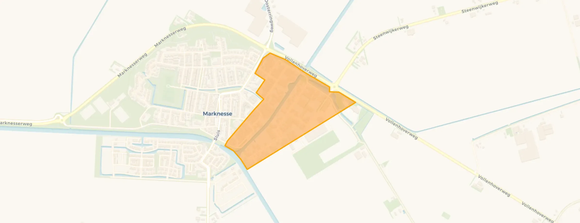 Marknesse-bedrijventerrein in Noordoostpolder
