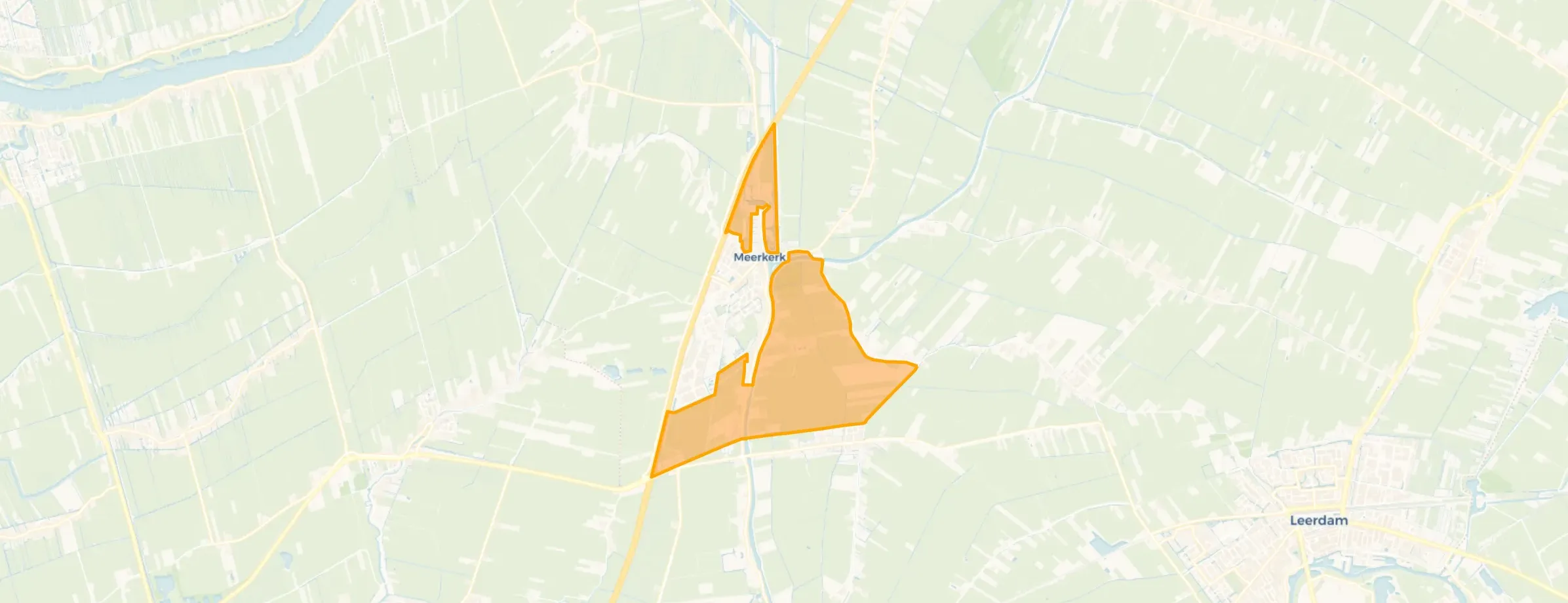 Buurt Meerkerk buitengebied oost, Meerkerk