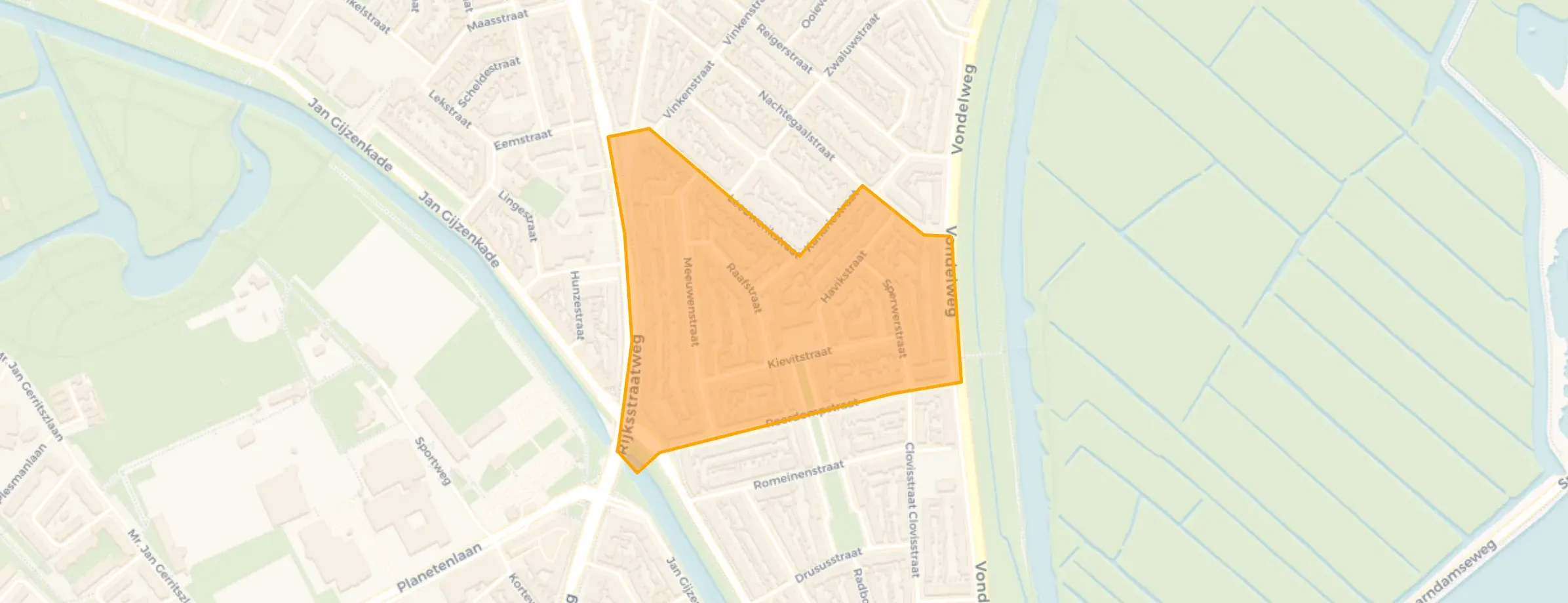 Buurt Meeuwenbuurt, Haarlem