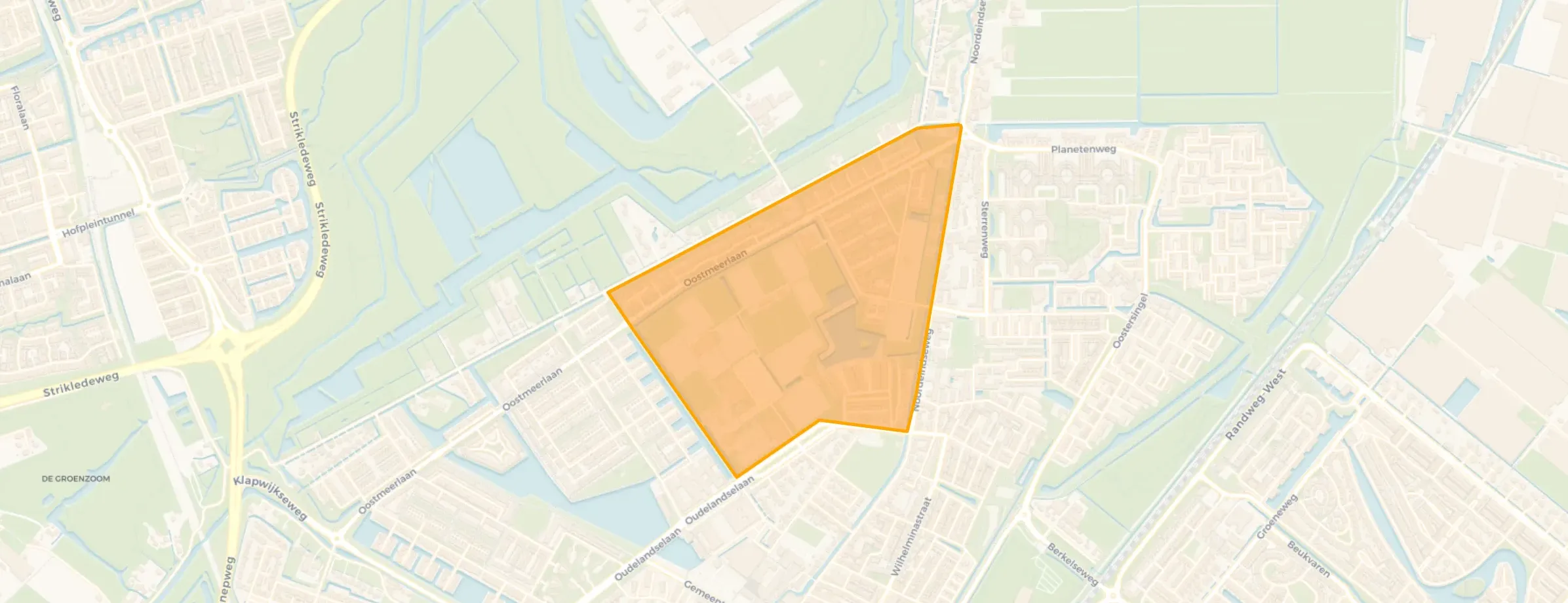 Kaart van Merenbuurt