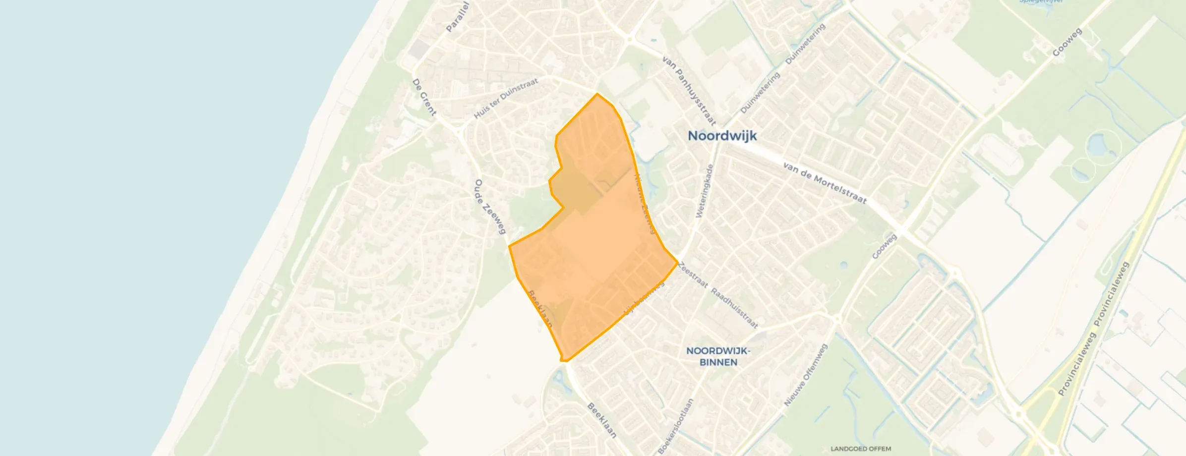 Middengebied Zuid in Noordwijk