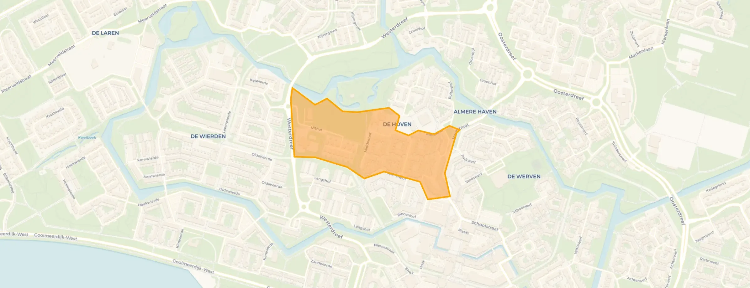 Buurt Middenhof en Uithof, Almere