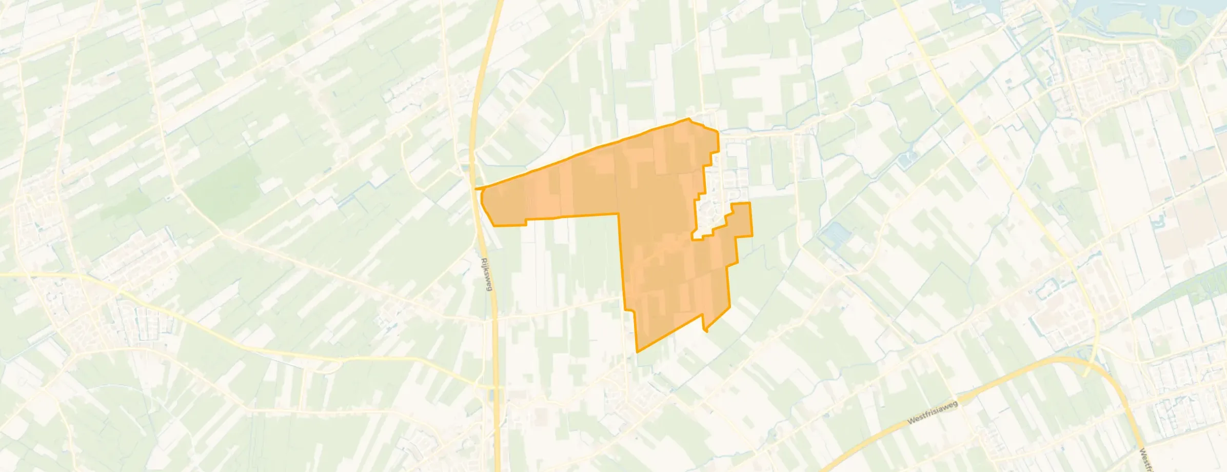 Kaart van Midwoud Buitengebied