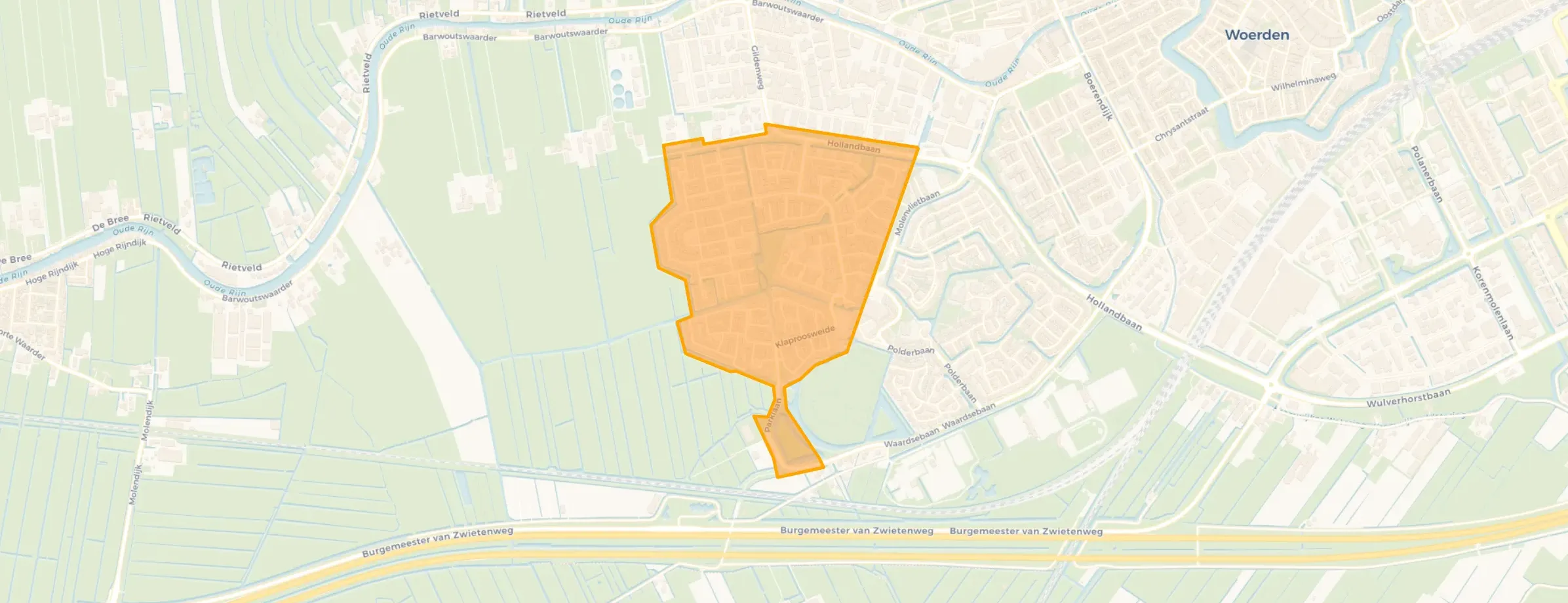 Buurt Molenvliet-West, Woerden