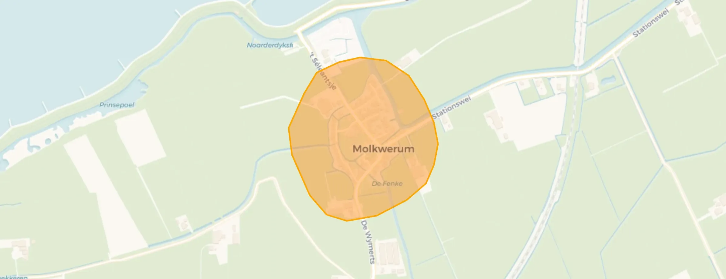 Kaart van Molkwerum