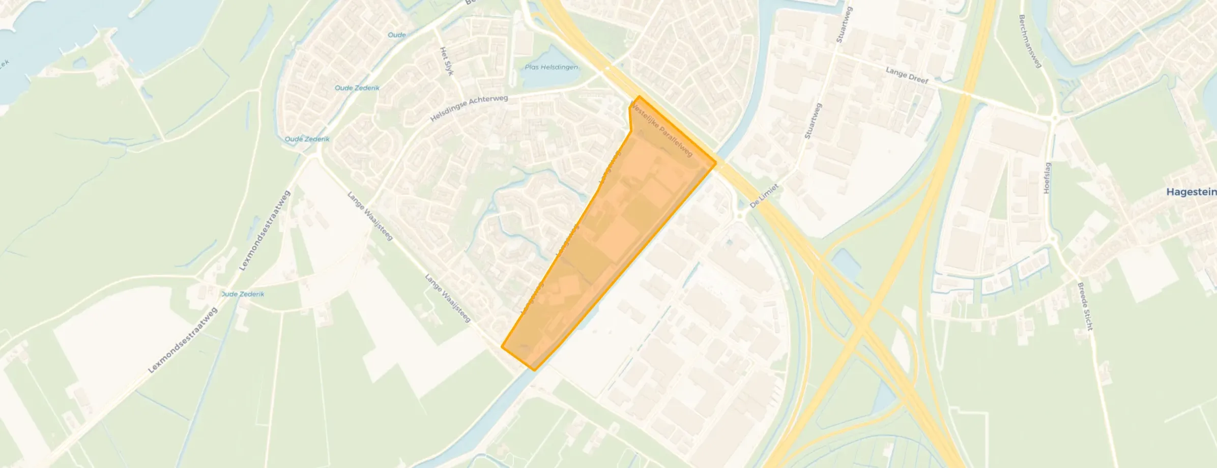 Kaart van Monnikenhof sportcomplex