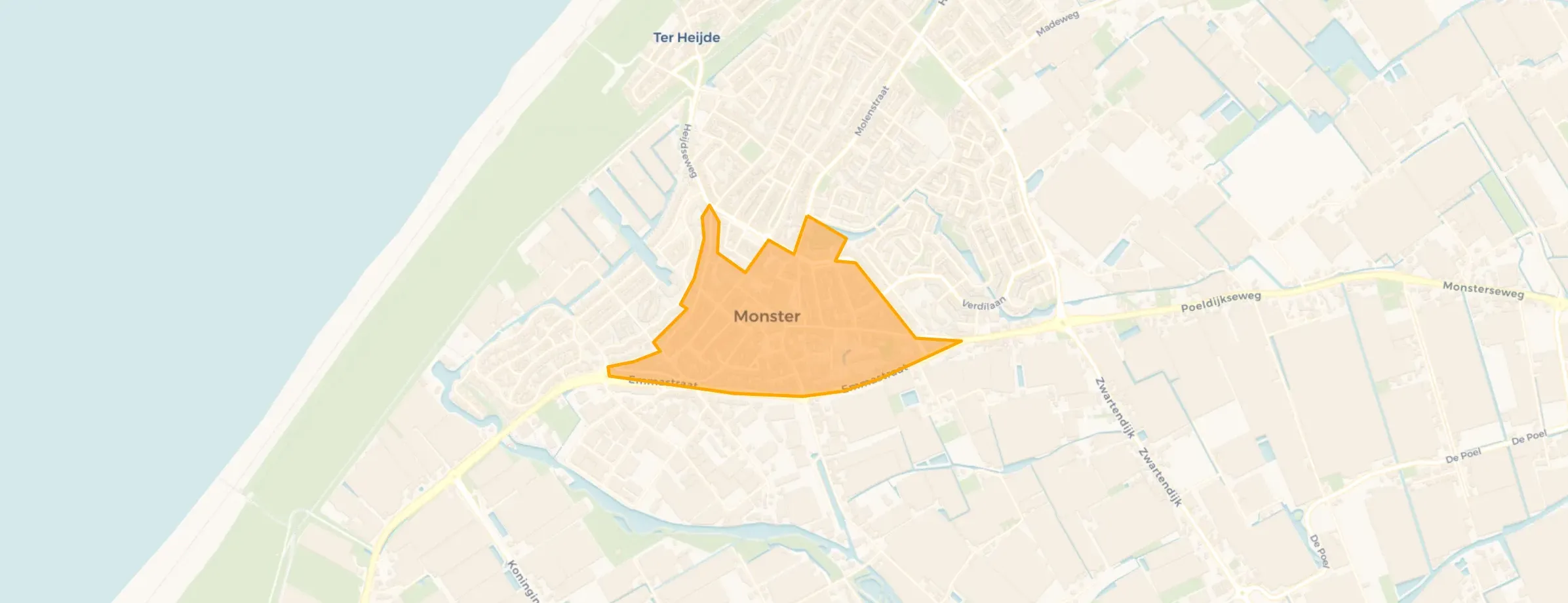 Buurt Monster Centrumgebied, Monster