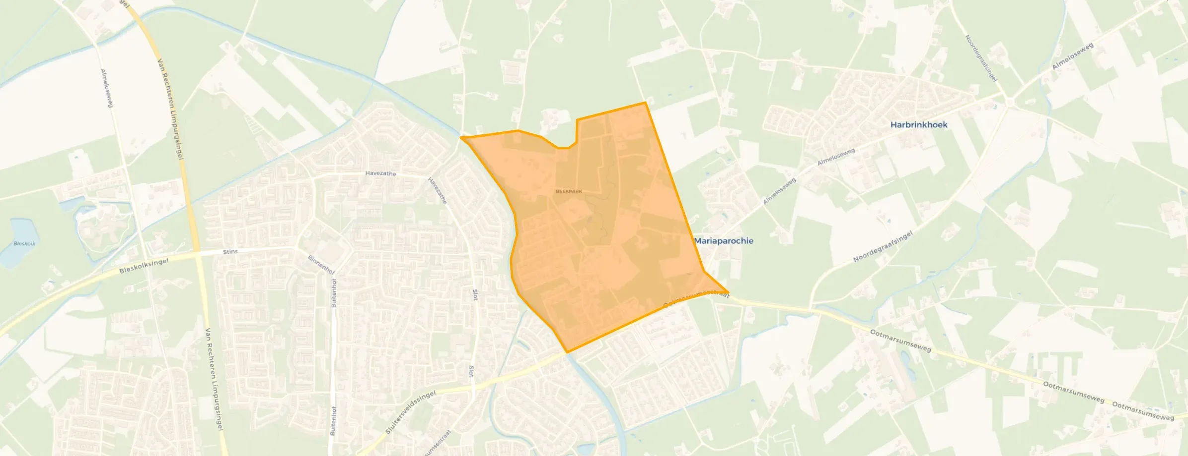 Buurt Mooie Vrouwenweg en omgeving, Almelo