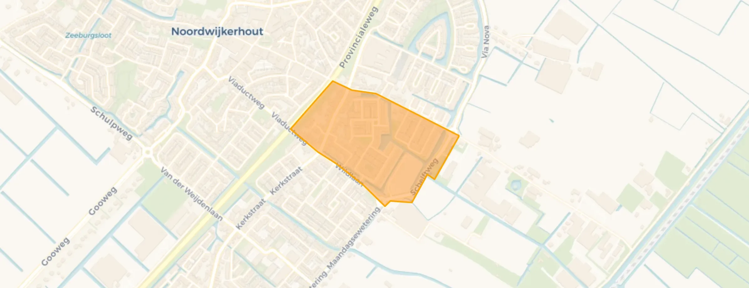 Kaart van Mossenest Zuid