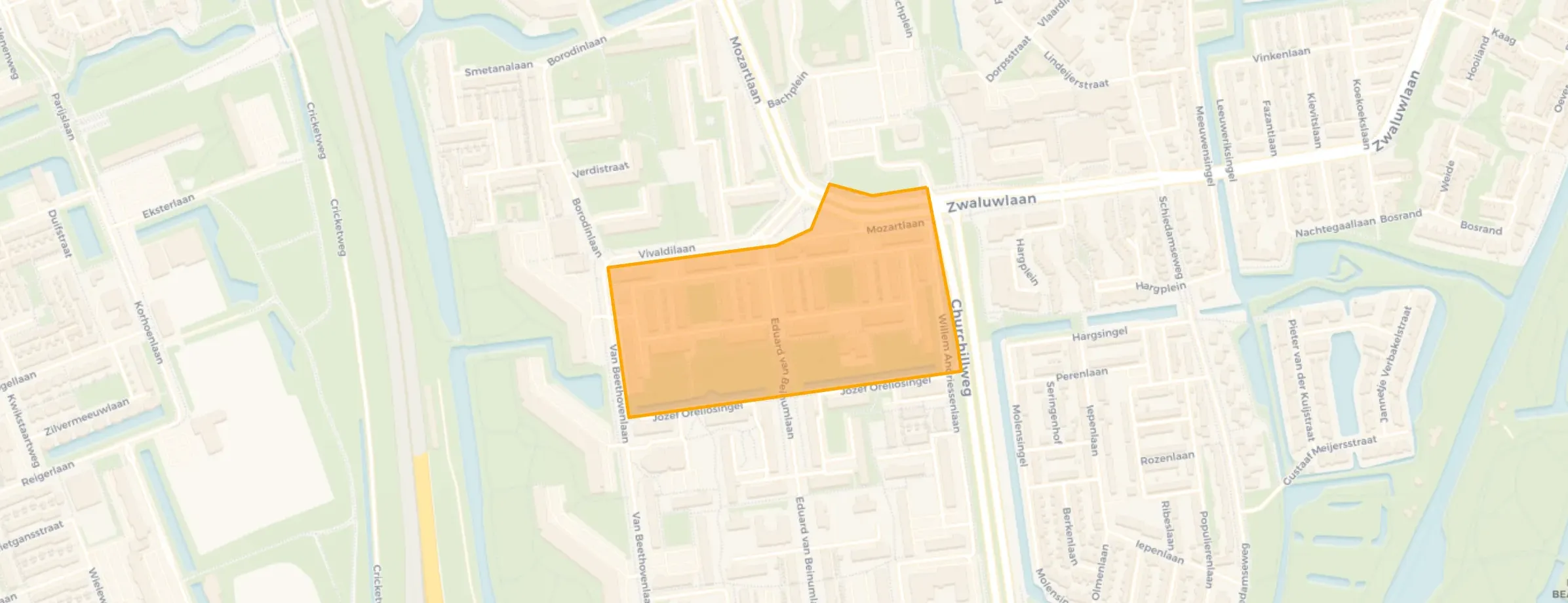 Buurt Mozartbuurt, Schiedam