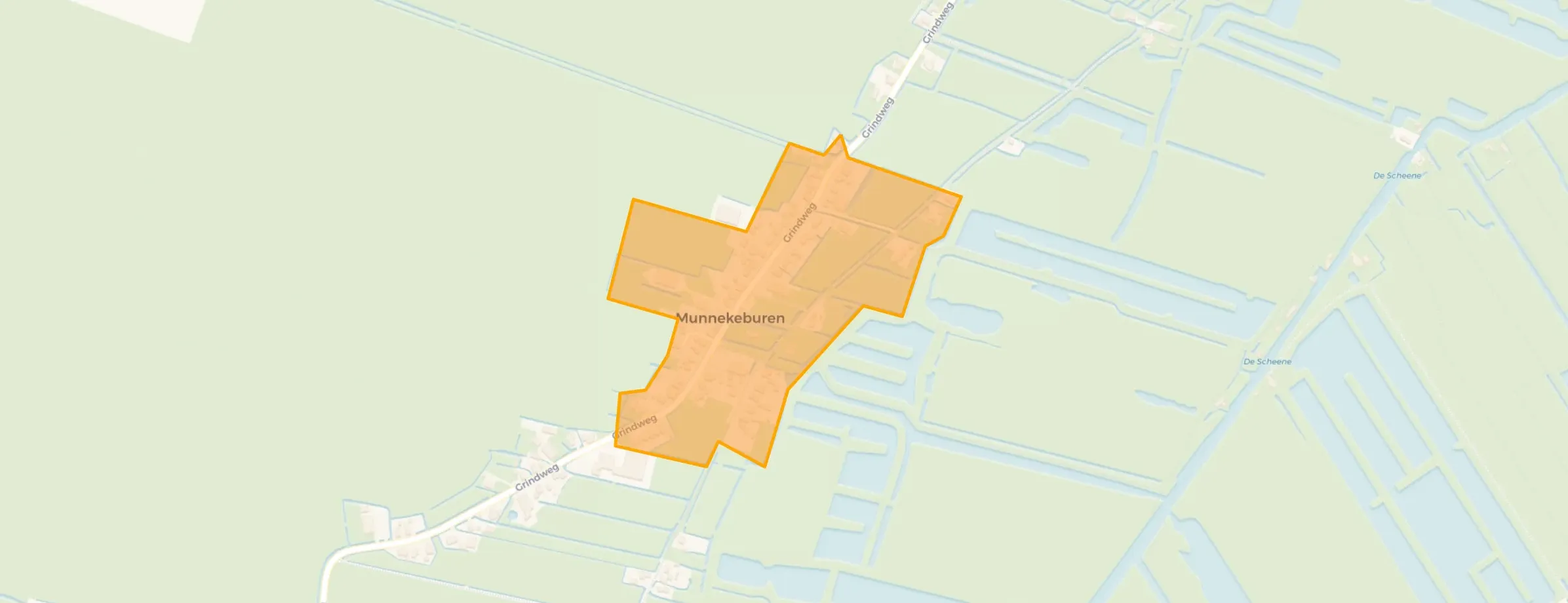 Kaart van Munnekeburen