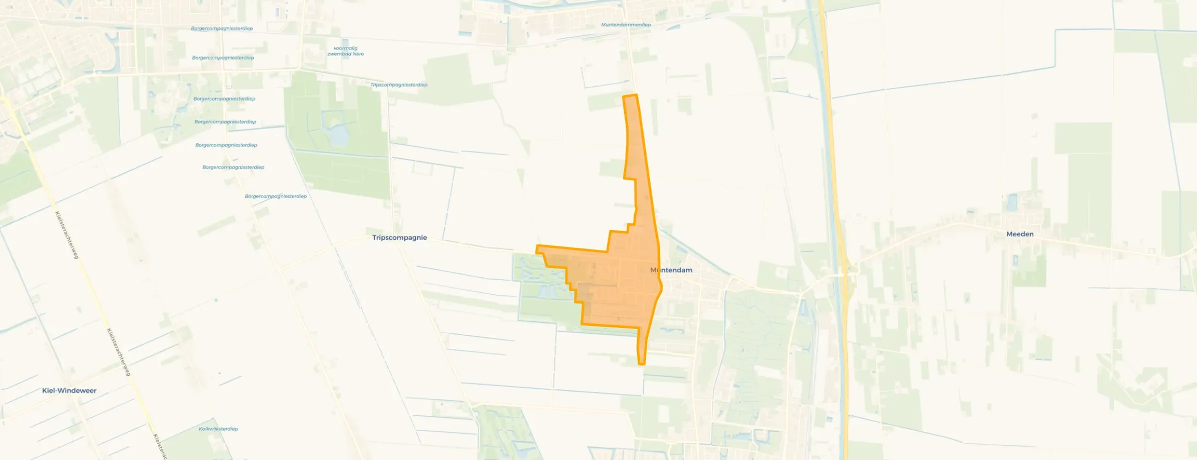 Buurt Muntendam-west, Muntendam
