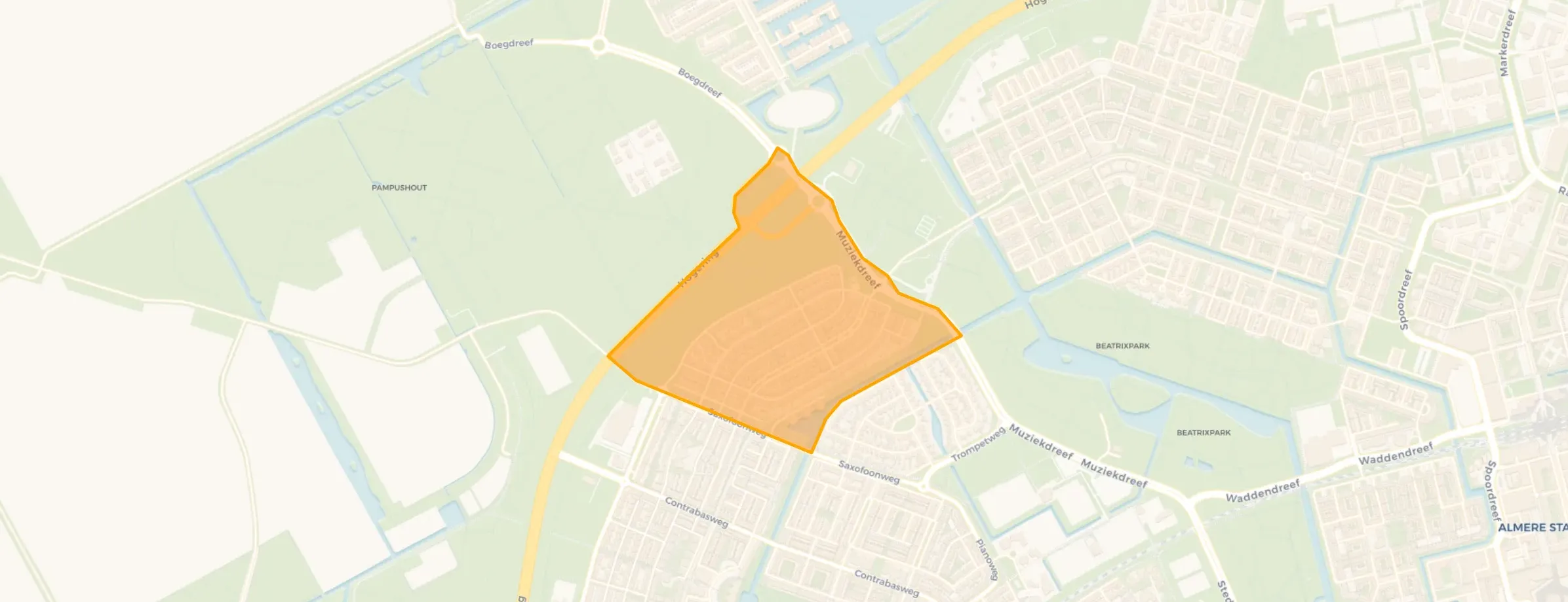 Buurt Muziekwijk Noord-Noord, Almere