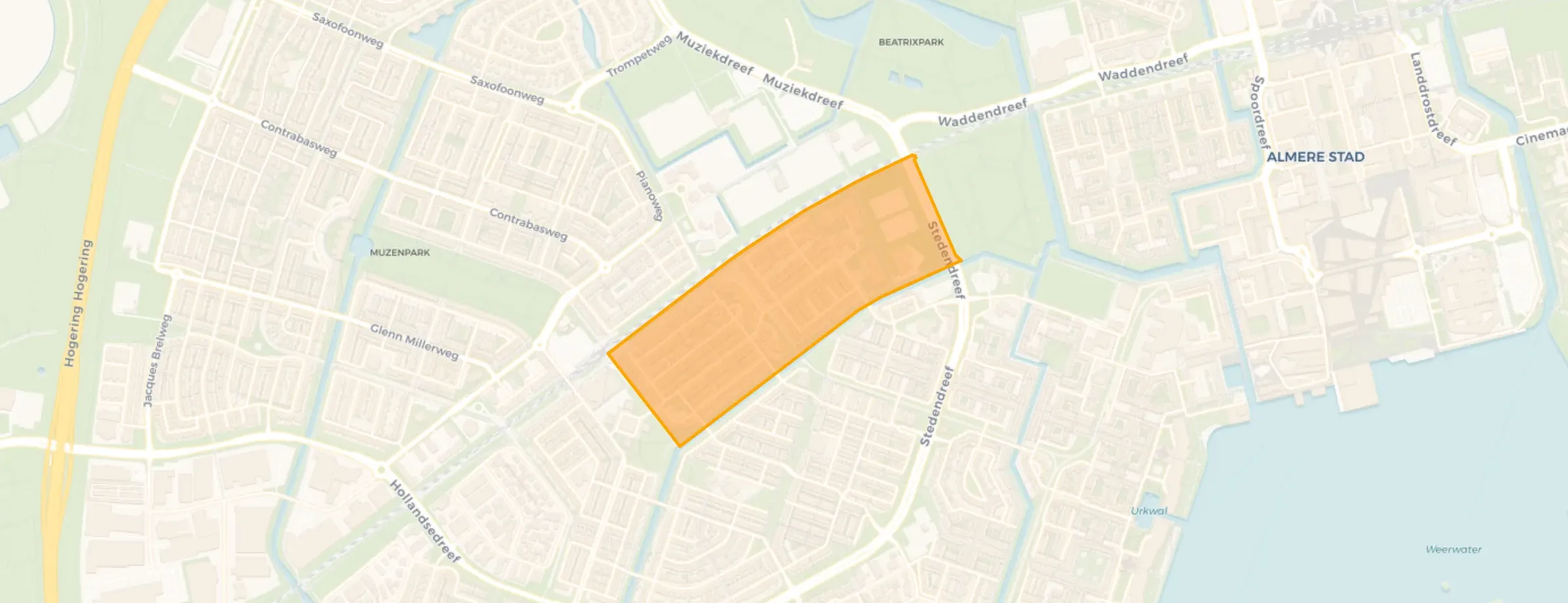 Buurt Muziekwijk Zuid-Noord, Almere
