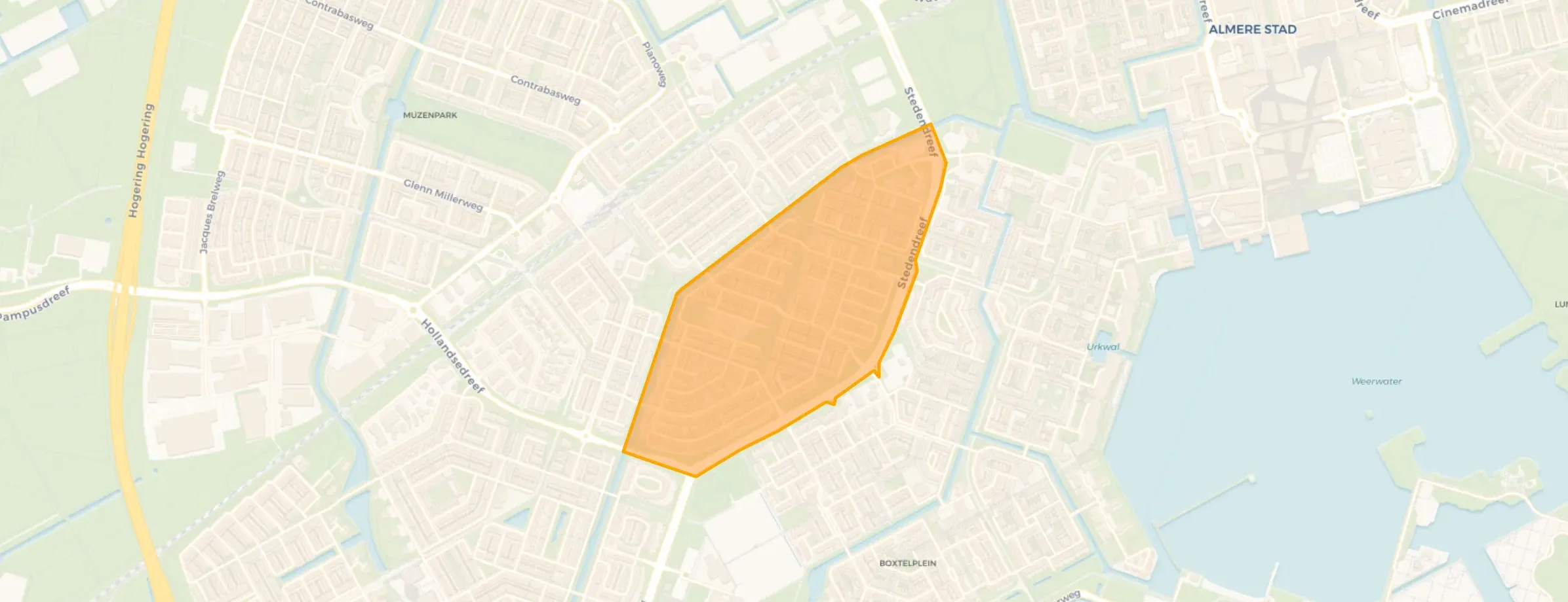 Buurt Muziekwijk Zuid-Oost, Almere