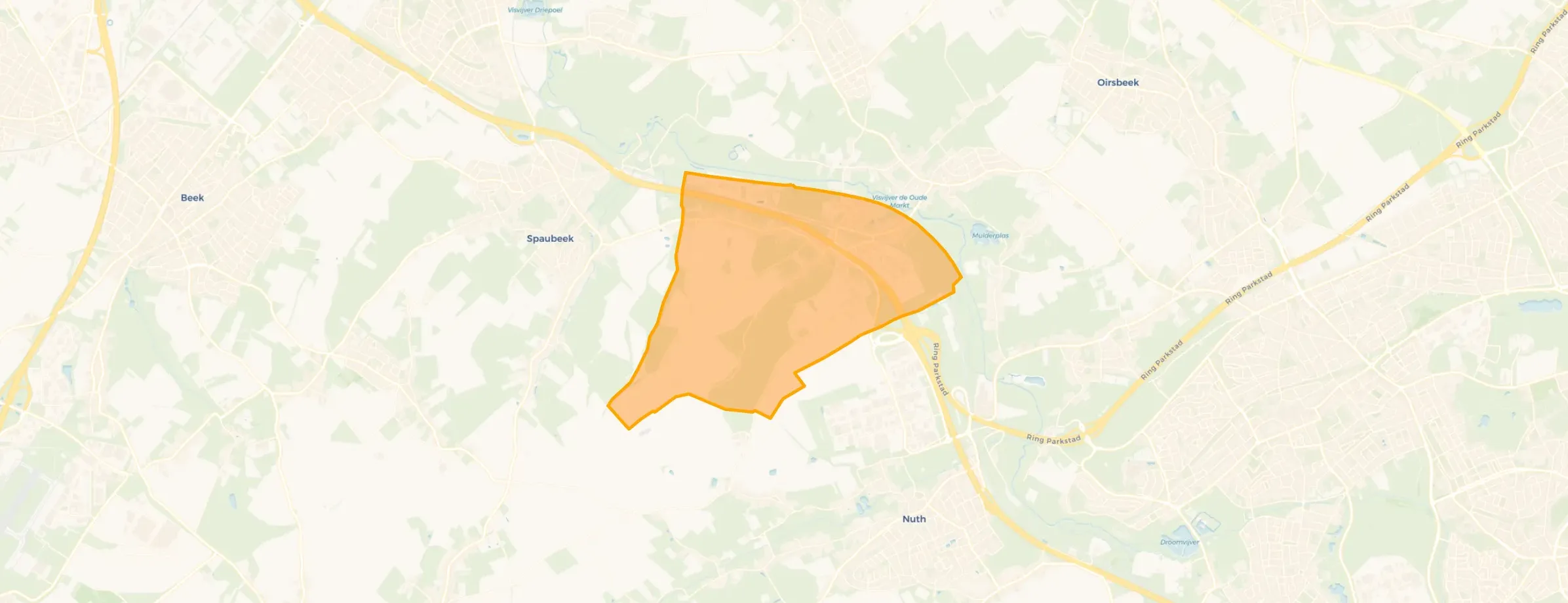 Kaart van Nagelbeek-Hegge