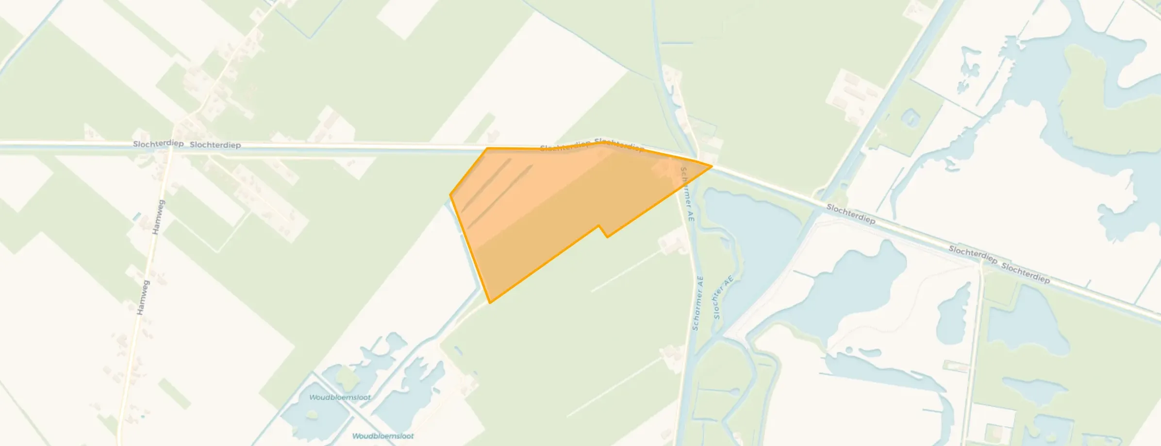 Kaart van Natuurgebied Scharmer