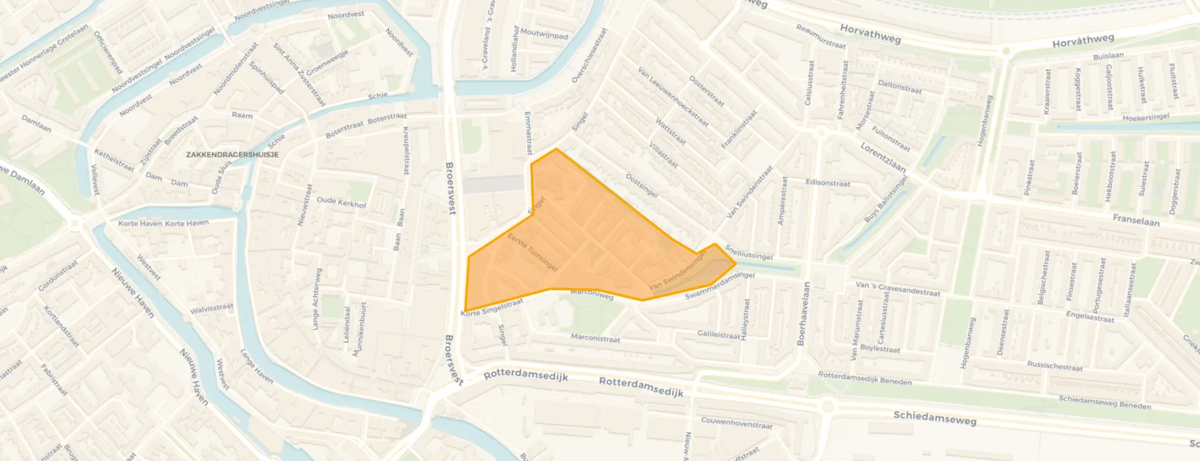 Buurt Natuurkundigenbuurt, Schiedam