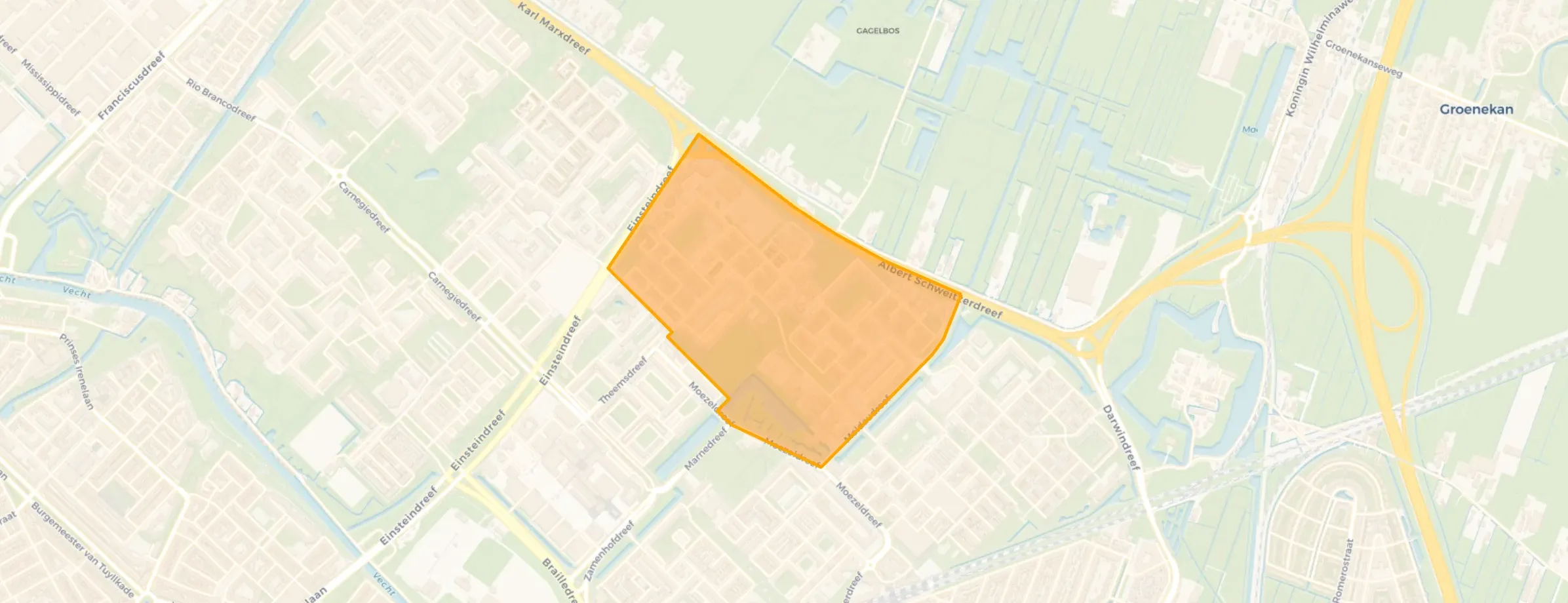 Buurt Neckardreef en omgeving, Utrecht