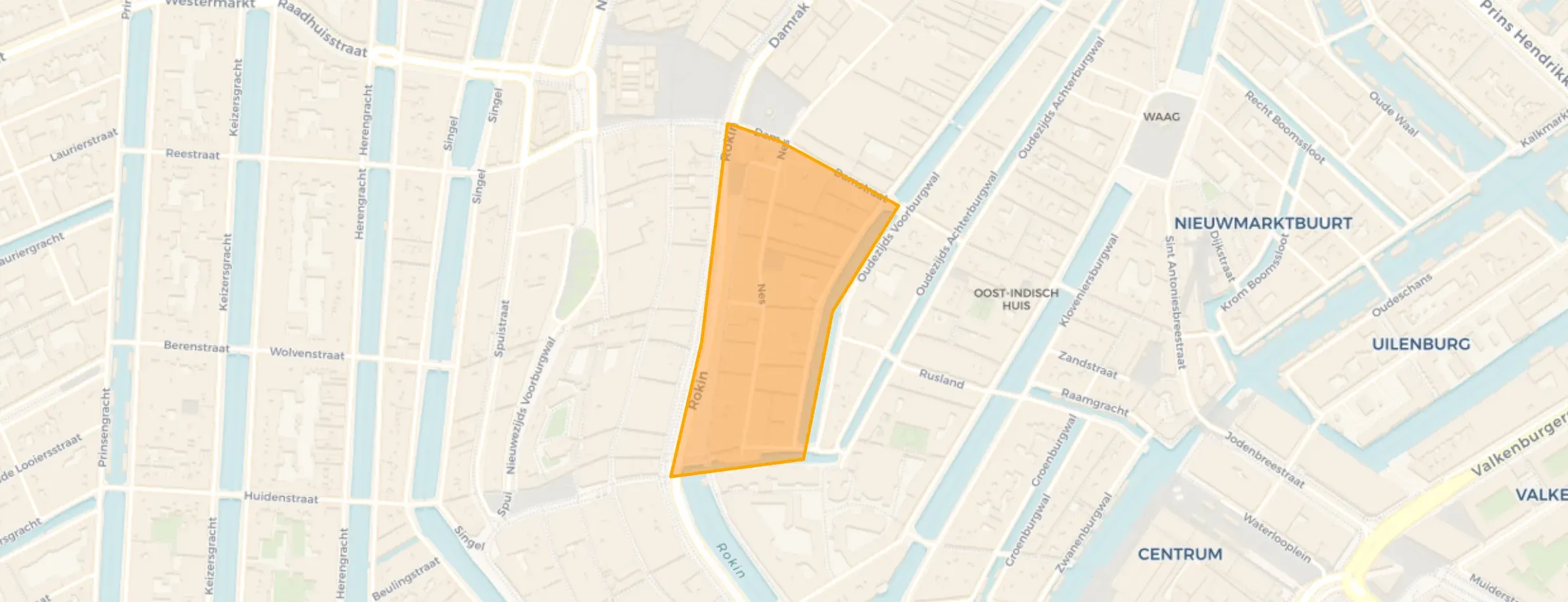 Buurt Nes en omgeving, Amsterdam