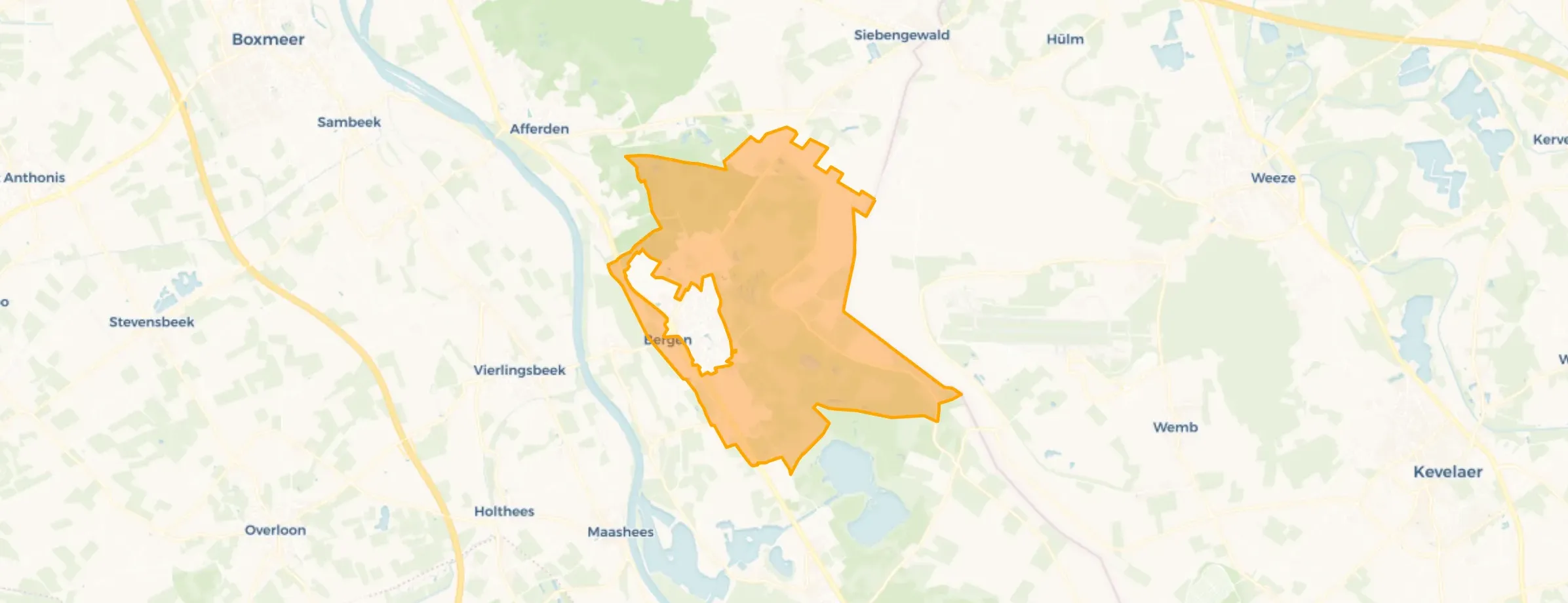 Buurt Nieuw-Bergen Buitengebied, Bergen (Li)