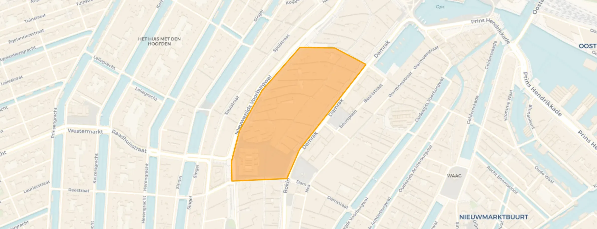 Buurt Nieuwe Kerk en omgeving, Amsterdam