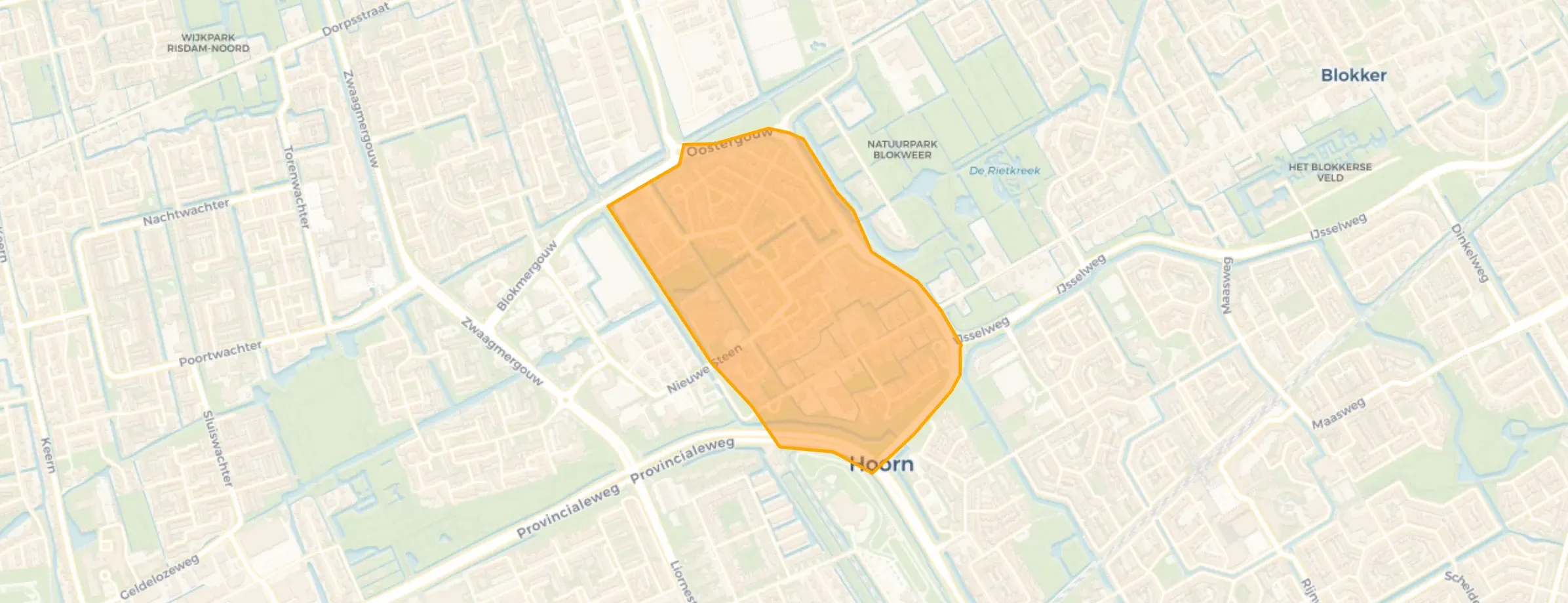 Kaart van Nieuwe Steen - Buurt 22 00