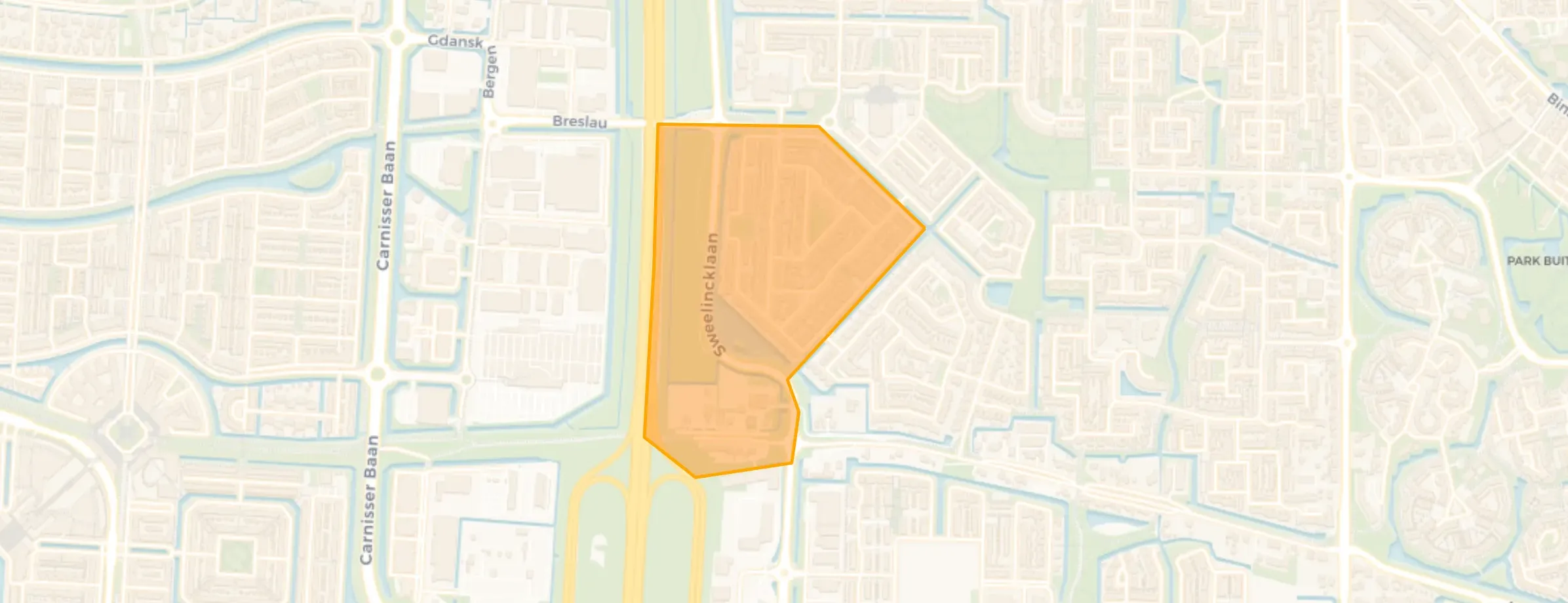Kaart van Nieuweland 2