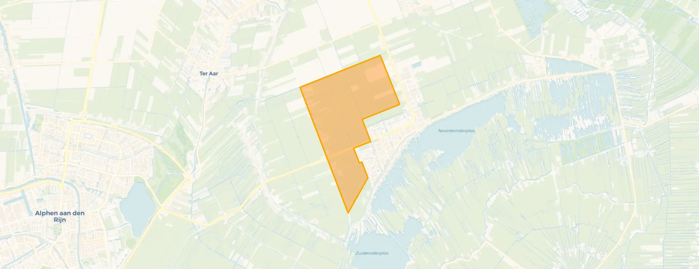 Kaart van Nieuwkoop Buitengebied West