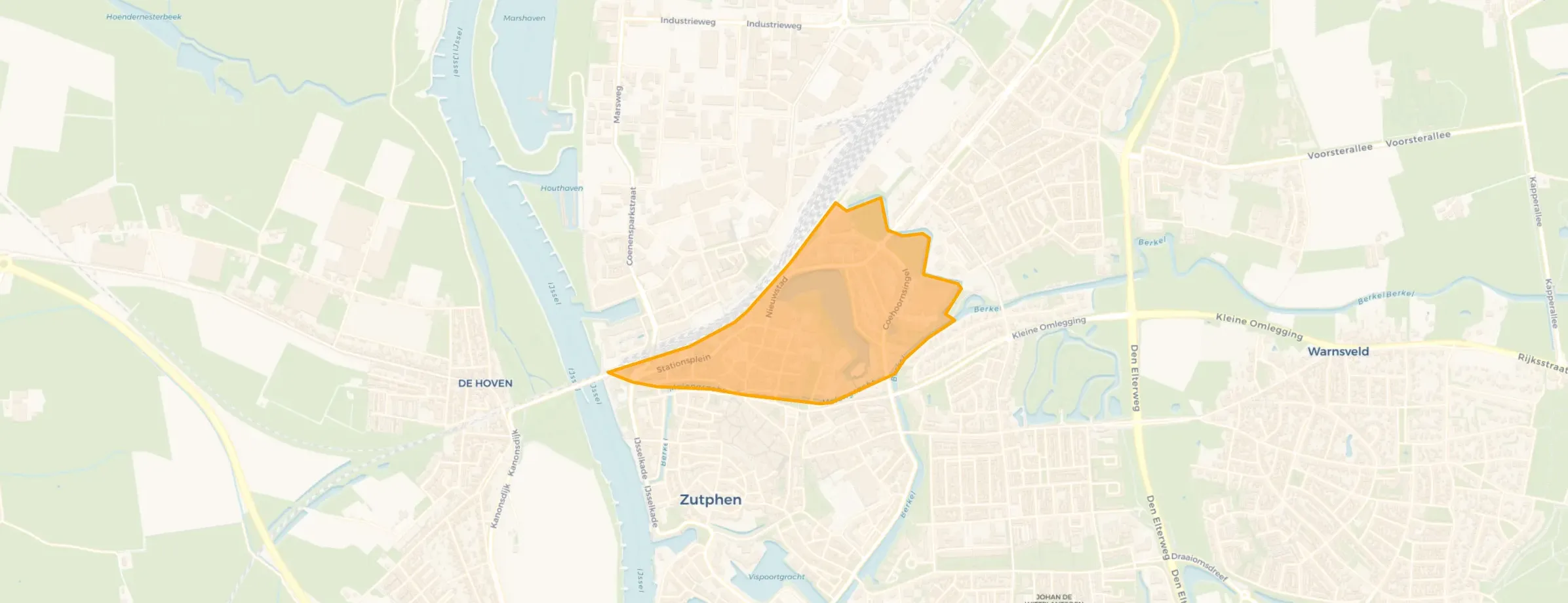 Buurt Nieuwstad en Coehoornsingel, Zutphen