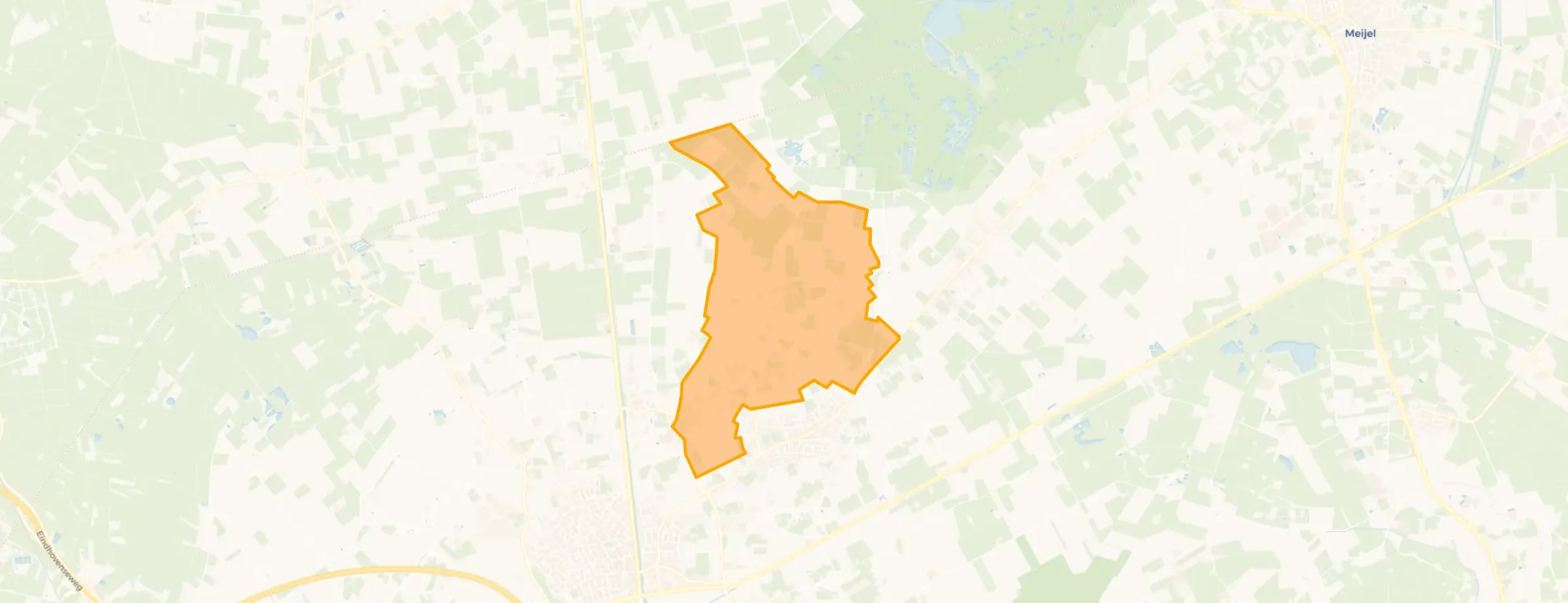 Kaart van Nieuwstraat-Horick-Kampersweg