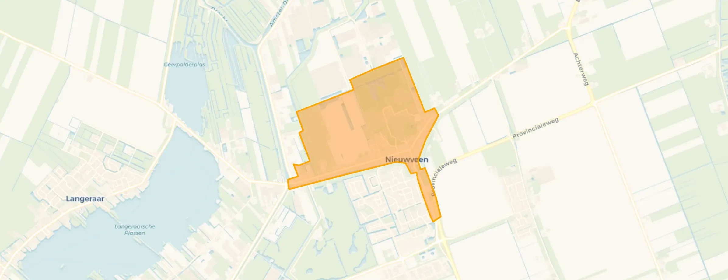 Kaart van Nieuwveen