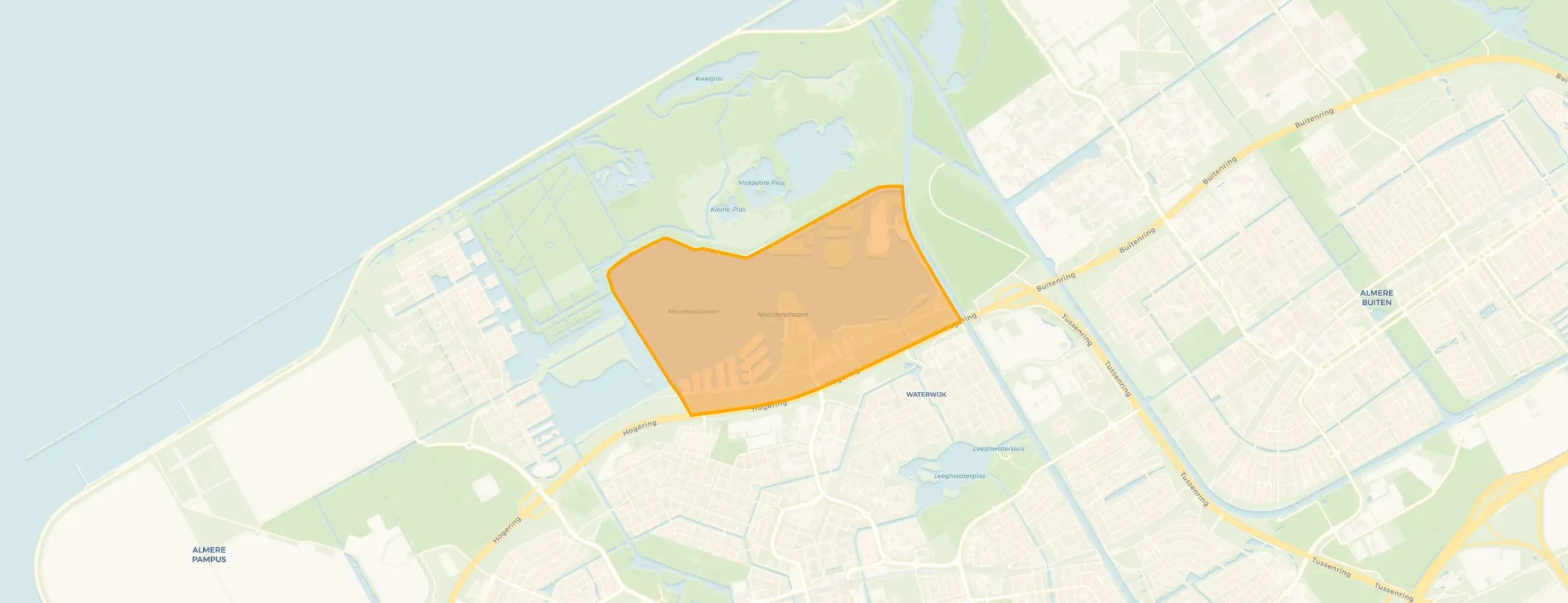 Noorderplassen Oost in Almere