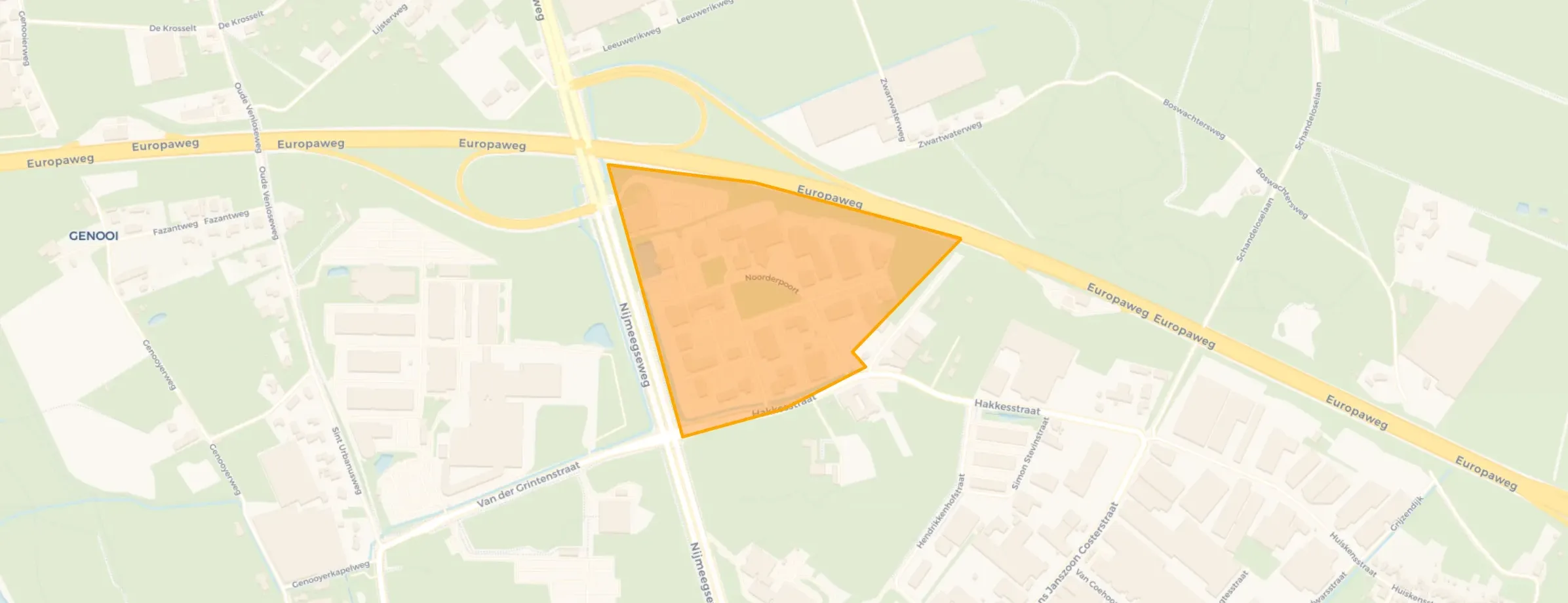 Kaart van Noorderpoort
