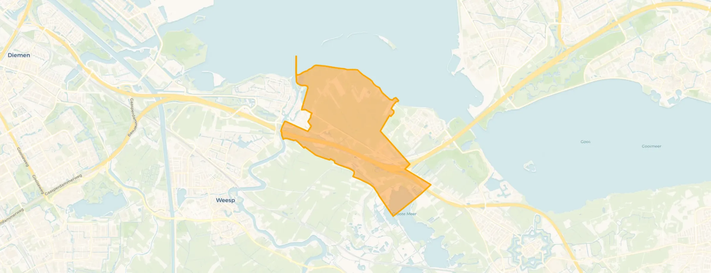 Buurt Noordpolder, Muiden